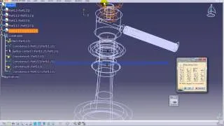 Catia V5 Tutorial|P6 Assemble Screw Jack|Working with Wireframe|Mechanical Design Engineering