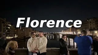 Florence, Italy evening walk 2023 - 4K 60fps