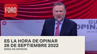 Es La Hora de Opinar - Programa completo: 26 de septiembre 2022