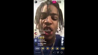 Trippie redd mocking 6ix9ine live Instagram