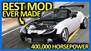 I Built a 400,000 Horsepower Mazda MX5 in BeamNG
