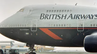 BRITISH AIRWAYS 1989 - 1992. Highlights.  BA’s 747-400; Super Shuttle relaunch; Club Europe & more.