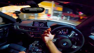 POV NIGHT DRIVE IN A 580HP BIG TURBO M240I