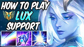 THE ONLY LUX SUPPORT GUIDE YOU NEED | Best Build & Runes | Diamond Commentary | League of Legends