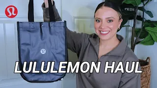 HUGE LULULEMON TRY-ON HAUL | license to train tank, define relaxed jacket & more!