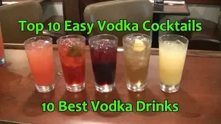 Top 10 Vodka Cocktails Easy Vodka Drinks Best Vodka Cocktail