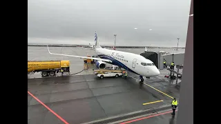 Взлёт в туман рейсом Красноярск-Норильск