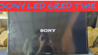 led sony 32INCH klv32r306c 6 red time backlight,sony bravia tv on-off logo/repair tv