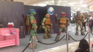 عرض حي سلاحف النينجا على مسرح سيتي سنتر ديره Ninja Turtles , Live show in Deira City Centre , Dubai