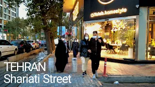 TEHRAN 2021- 4k - walking on Shariati Street | تهران خیابان شریعتی