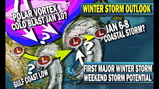 Winter Storm Outlook…Major Weekend Snowstorm 1st Significant Snow Targets Mid Atlantic & Northeast
