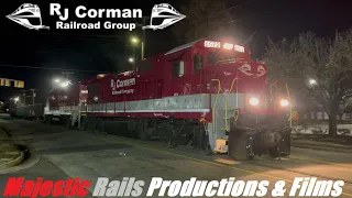 RJ Corman Night Operations On The Old NS Trackage Now The RFCC W/8572 B39-8E & 7710 GP38-2