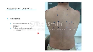 semiotécnica de auscultación pulmonar