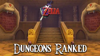 The Dungeons of The Legend of Zelda: Ocarina of Time Ranked from Worst to Best