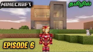 Minecraft Pocket Edition Gameplay  | Building Modern House  | Episode 6 | Tamil | George Gaming |