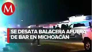 Seis personas mueren tras disparos afuera de bar en Morelia