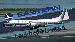 Eastern Airlines Lockheed L-188A Electra (N5517) History in less than 5 Minutes