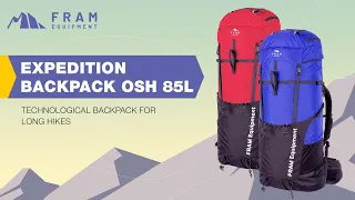 Ultralight expedition backpack Osh 85L