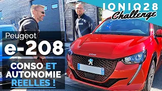 Essai conso Peugeot e208 : un si mauvais élève ? (Ioniq 28 challenge)