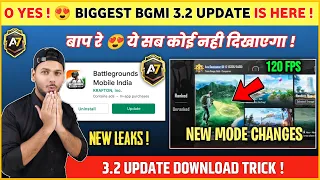 TOP CHANGES 😍 3.2 UPDATE BGMI HERE | Bgmi New Update | Bgmi 3.2 Update Features | Pubg 3.2 Update