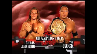 The Rock vs Chris Jericho - No Mercy 2001 - Highlights