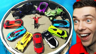 Stealing BILLIOINAIRE SUPERCARS From SECRET ISLAND In GTA 5 (Mods)