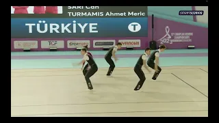 Turkiye (TUR) - 2023 European Championships in Aerobic Gymnastics,  Group Qualifications - seniors