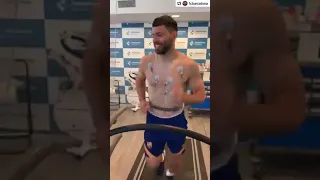 Aguero Medical check-up at Barcelona