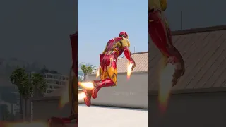 IRON MAN SAVES SPIDER-MAN FROM SUPERMAN #shorts