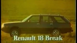 Publicidad Renault 18 Break GTX Argentina 1983