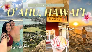 HAWAII TRAVEL VLOG: BEST OF O'AHU (must-try food in honolulu, north shore, queen kapiolani hotel)