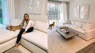 VLOG: new couch delivery + apartment updates!