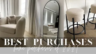 Best Home Purchases Of 2021! |  Dupes, CB2, Ikea, RH & More!