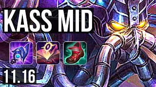 KASSADIN vs TWISTED FATE (MID) | 6/0/5, 71% winrate, Dominating | KR Master | v11.16