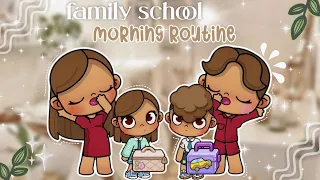 School Day morning routine * Aesthetic*🎒☘️ •| voiced 🔊 I • avatar world roleplay