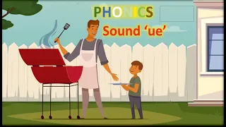 JOLLY PHONICS | Letter sound "ue" | Song | Story | Words |