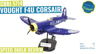 COBI 5714 VOUGHT F4U CORSAIR *NEW 2020* - Speed Build Review