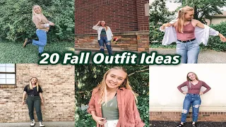 20 OUTFIT IDEAS FOR TRANSITIONING TO FALL//fall outfit lookbook