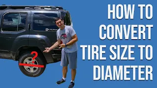 How To Convert Tire Size To Tire Diameter