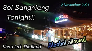 Soi Bangniang tonight / More bar More Restuarant Opened Update!! 2 November 2021