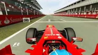 rFactor - F1 2013 - Spain GP (Barcelona) - Fernando Alonso Lap Onboard