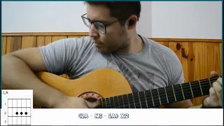 TUTORIAL GUITARRA Pal tío Pala - Chacarera con letra y acordes (solo 3 notas)