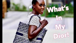 WHAT'S IN MY DIOR BOOK TOTE | Fumi Desalu-Vold