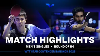 Vitor Ishiy vs Sathiyan Gnanasekaran | MS R64 | WTT Star Contender Bangkok 2023