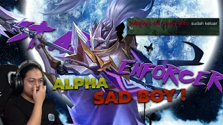 SKIN STARLIGHT ALPHA STAR ENFORCER ! ALPHA MENJADI SAD BOY ! ENEMY SAMPAI GADUH ! COMETOPAPA MLBB