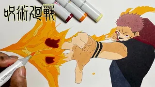 How to Draw Sukuna (Fire Arrow) Step by Step Tutorial! - Jujutsu Kaisen Season 2 (呪術廻戦)