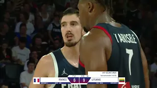 France vs Lithuania Full Game Highlights | FIBA World Cup Preparation Game |