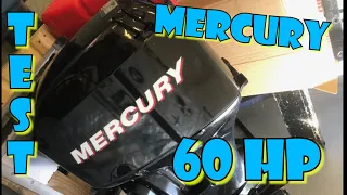 MERCURY 60 EFI OUTBOARD MOTOR STARTUP AND TEST 2006