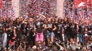 Team USA honored with ticker tape parade in NYC