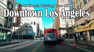 Driving to Downtown LA From Los Angeles Freeway Interstate 10 West - California - USA | DTLA Update